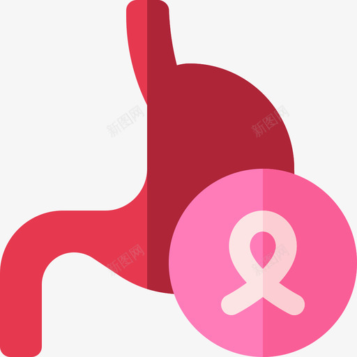 胃世界癌症意识日5平淡图标svg_新图网 https://ixintu.com 世界 平淡 意识 癌症