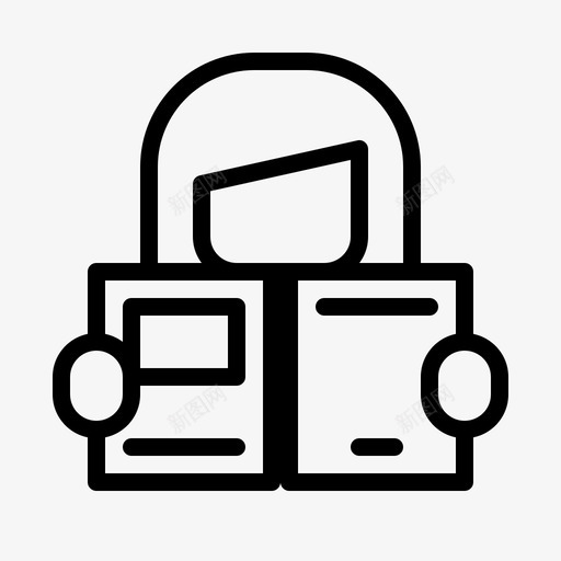 学习书籍学生图标svg_新图网 https://ixintu.com 书籍 学习 学生 教育图标