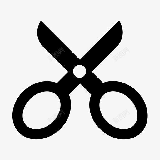 剪刀理发师剪图标svg_新图网 https://ixintu.com 剪刀 理发师