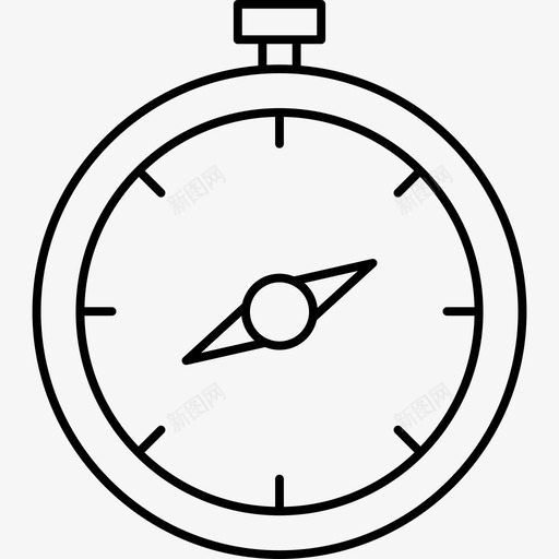 指南针方向导航图标svg_新图网 https://ixintu.com 假日 图标 导航 指南针 方向 细节