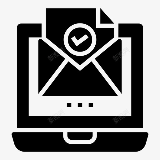 在线邮箱数字邮箱电子邮件图标svg_新图网 https://ixintu.com ui ux 图标 在线 字形 应用程序 数字 电子邮件 界面 邮箱