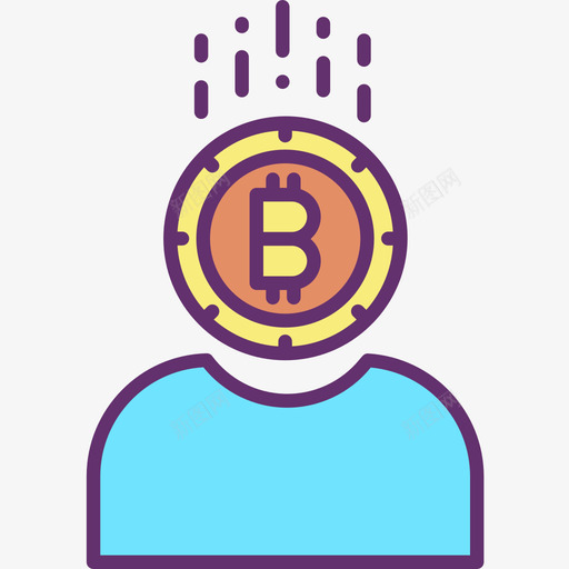 比特币加密货币44线性颜色图标svg_新图网 https://ixintu.com 加密 比特 线性 货币 颜色