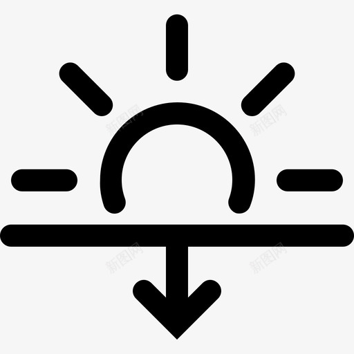 sunsetsvg_新图网 https://ixintu.com sunset