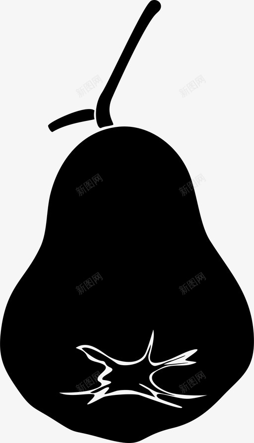 水番石榴新鲜水果图标svg_新图网 https://ixintu.com 新鲜 植物 水果 水番石榴 甜味