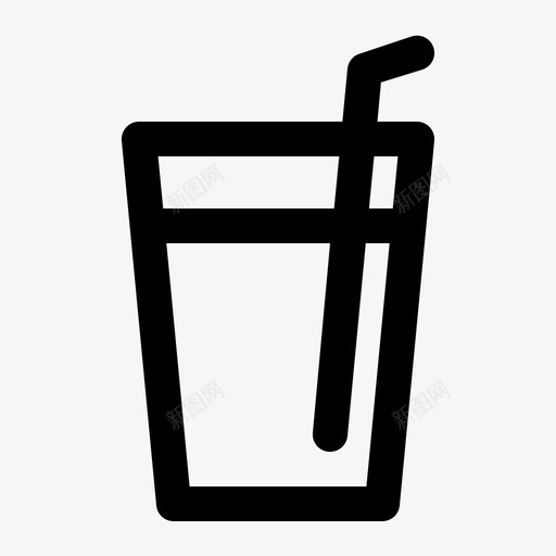 饮料鸡尾酒苏打水图标svg_新图网 https://ixintu.com 夏天 苏打水 饮料 鸡尾酒