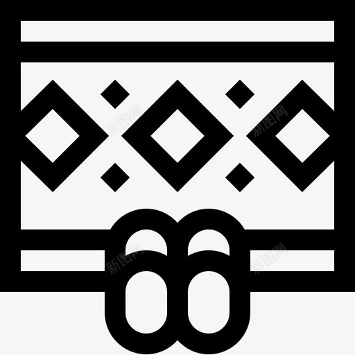 地毯斋月6日直线图标svg_新图网 https://ixintu.com 地毯 斋月6日 直线