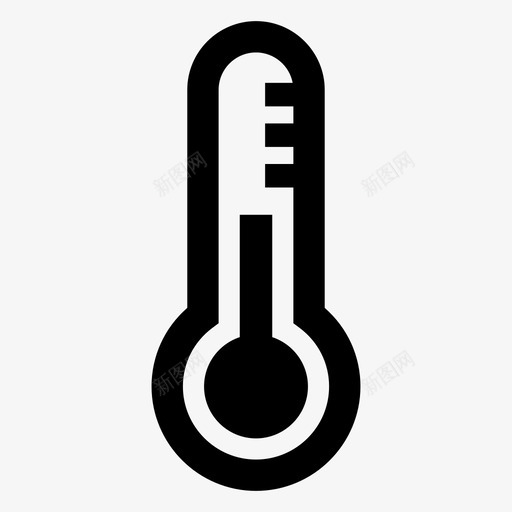 温度计发烧气象图标svg_新图网 https://ixintu.com 医疗 发烧 天气 气象 温度 温度计
