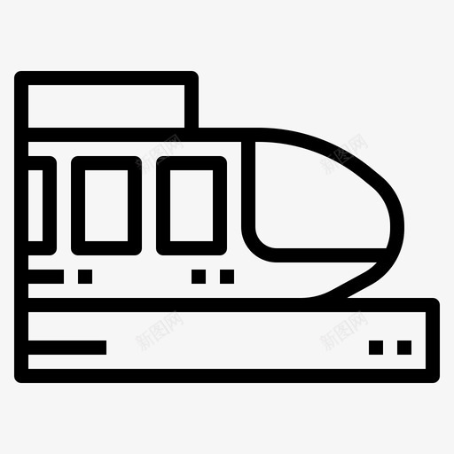 地铁火车站7线路图标svg_新图网 https://ixintu.com 地铁 火车站 线路