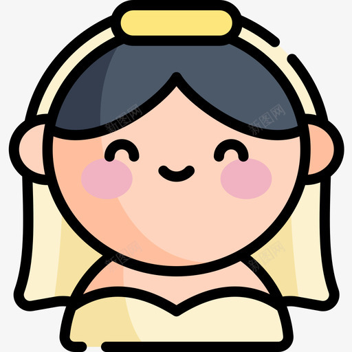 直系新娘182图标svg_新图网 https://ixintu.com 新娘 直系