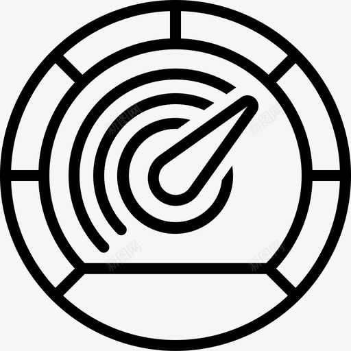 速度表加速气压表图标svg_新图网 https://ixintu.com 加速 度表 控制 气压 测量 速度