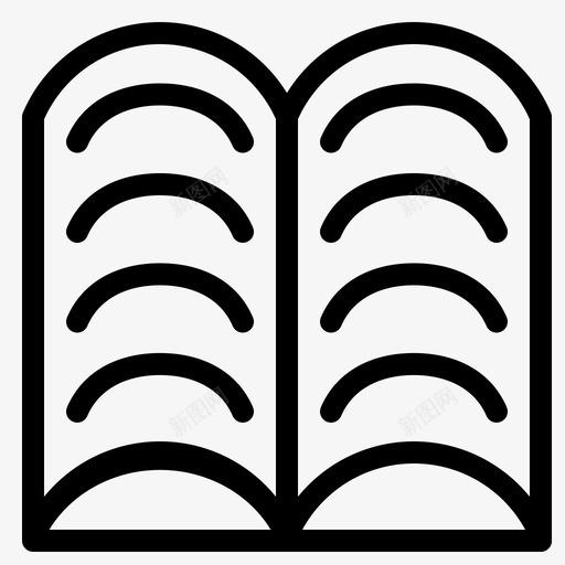 书籍教育学习图标svg_新图网 https://ixintu.com 书籍 学习 教育 简历