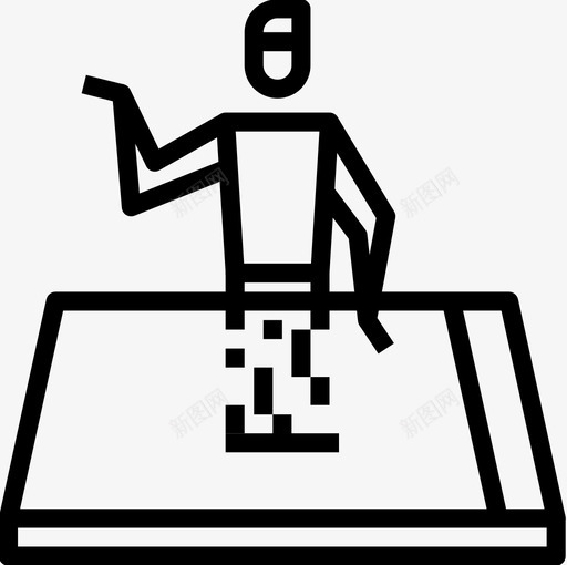 全息图vr5线性图标svg_新图网 https://ixintu.com vr 全息图 线性