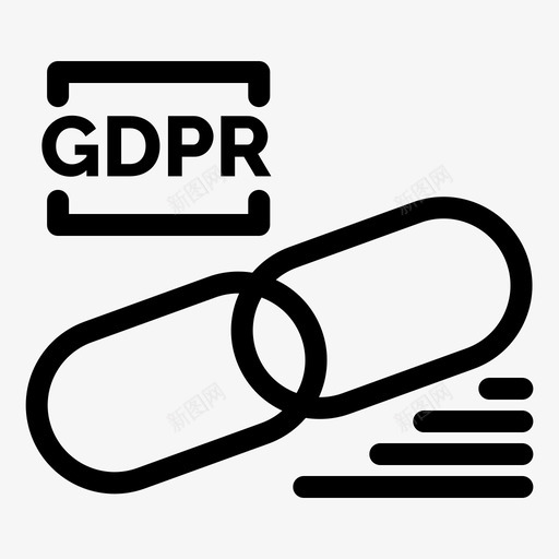 夹子gdpr锁图标svg_新图网 https://ixintu.com gdpr 夹子 安全