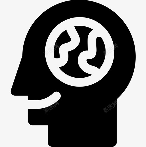 头地球母亲4填充图标svg_新图网 https://ixintu.com 地球 填充 母亲