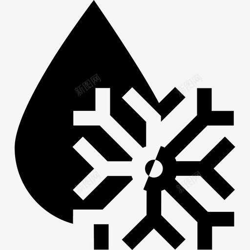 雪花天气169填充图标svg_新图网 https://ixintu.com 填充 天气 雪花