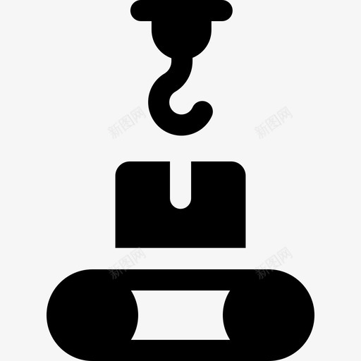 输送机工厂27已填充图标svg_新图网 https://ixintu.com 填充 工厂 输送机