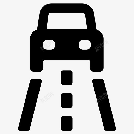 汽车驱动器道路图标svg_新图网 https://ixintu.com 汽车 车辆 道路 驱动器
