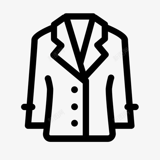 4女-短风衣svg_新图网 https://ixintu.com 4女-短风衣