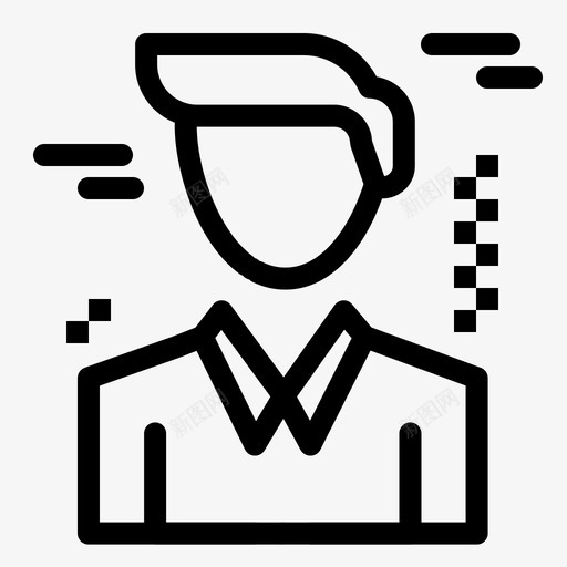 生意男人办公室图标svg_新图网 https://ixintu.com 办公室 新生意 生意 男人