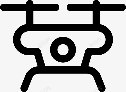 无人机飞机受控图标svg_新图网 https://ixintu.com 伙计 受控 无人 无人机 遥控 飞机 驾驶