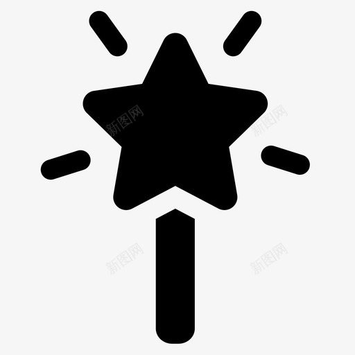 灯棒派对70填充图标svg_新图网 https://ixintu.com 填充 派对 灯棒