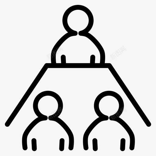 公司小组会议图标svg_新图网 https://ixintu.com 人员 人员概要 会议 公司 团队 小组 表格