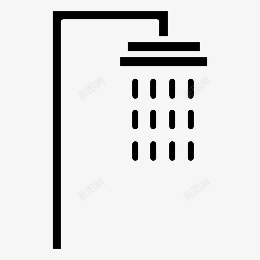 淋浴水疗图标svg_新图网 https://ixintu.com 水疗 淋浴