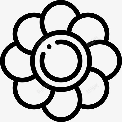 花春74线形图标svg_新图网 https://ixintu.com 线形