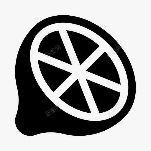 柠檬柑橘水果图标svg_新图网 https://ixintu.com 16x16 字形 柑橘 柠檬 柠檬水 水果
