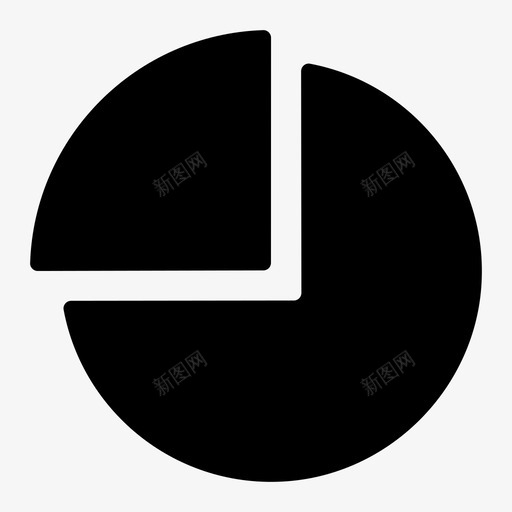 饼图数据分析信息图图标svg_新图网 https://ixintu.com 信息 图标 字形 数据分析 统计 网页 饼图