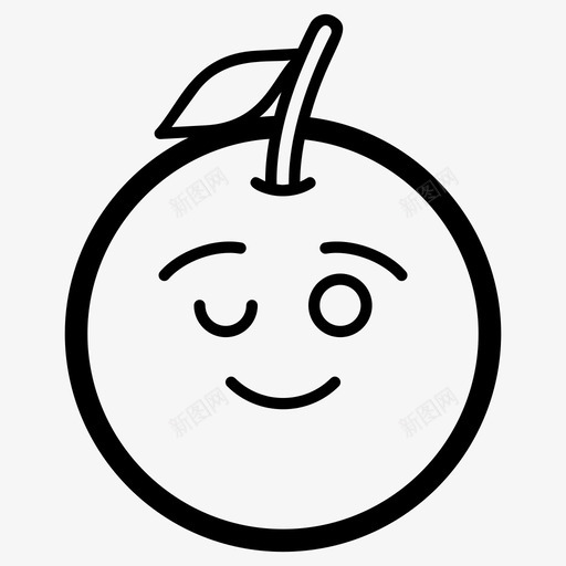 闪烁橙色表情符号情感图标svg_新图网 https://ixintu.com 向量 图标 情感 橙色 符号 表情 闪烁