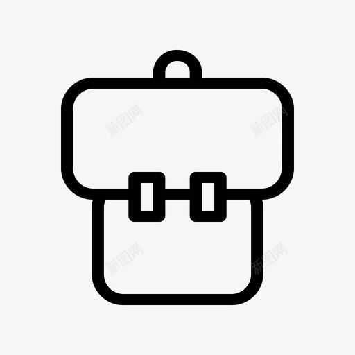 书包旅行箱教育用品图标svg_新图网 https://ixintu.com 书包 教育用品 旅行箱