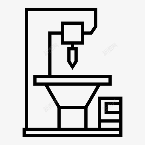 机械工业制造图标svg_新图网 https://ixintu.com 制造 工业 机器 机器人 机械 生产