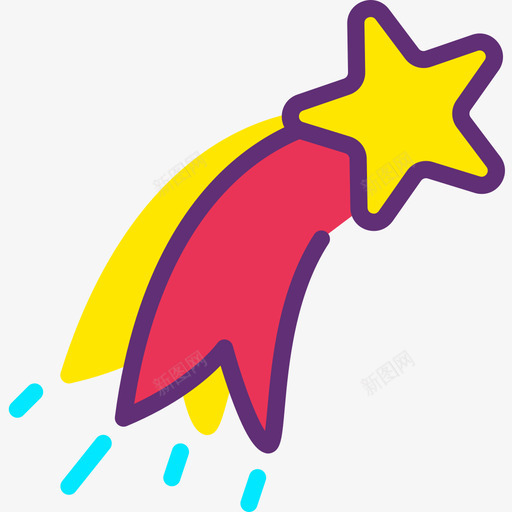 流星假日35附魔图标svg_新图网 https://ixintu.com 假日 流星 附魔
