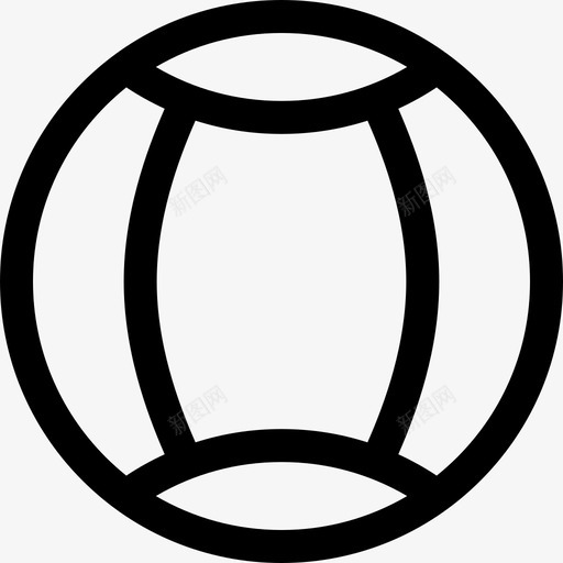 健身球替代医学22直线型图标svg_新图网 https://ixintu.com 健身球 替代医学22 直线型