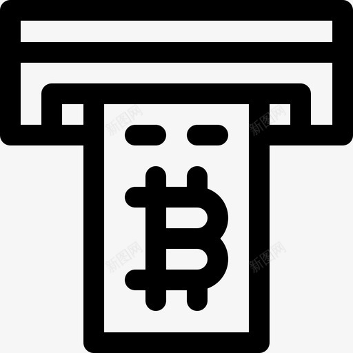 比特币加密货币66线性图标svg_新图网 https://ixintu.com 加密 比特 线性 货币