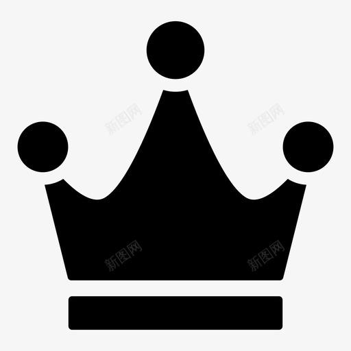 皇冠国王君主制图标svg_新图网 https://ixintu.com ui重型gly01 君主制 国王 皇冠 皇家 贵宾