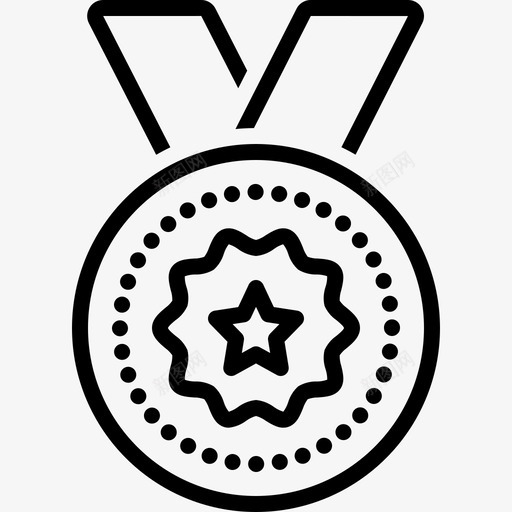奖章桂冠皇冠图标svg_新图网 https://ixintu.com 奖品 奖章 桂冠 皇冠 花环