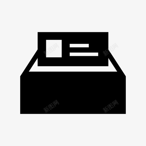 收件箱电子邮件互联网图标svg_新图网 https://ixintu.com 互联网 收件箱 电子邮件 通知 邮件