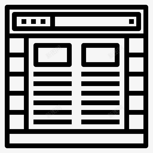 浏览器社交统计图标svg_新图网 https://ixintu.com 主题 浏览器 社交 统计 网站