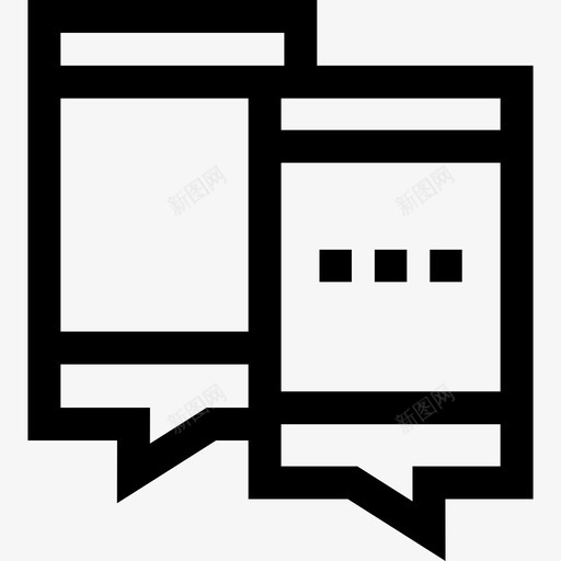 智能手机电话17线性图标svg_新图网 https://ixintu.com 手机 智能 电话 线性
