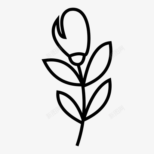 花卉花园手绘花卉系列1图标svg_新图网 https://ixintu.com 手绘花卉系列1 花卉 花园