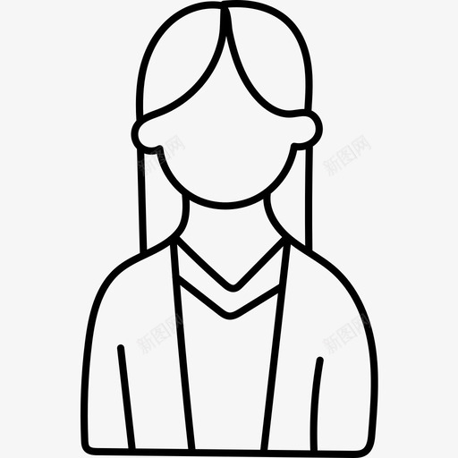 女人阿凡达56黑人图标svg_新图网 https://ixintu.com 女人 阿凡达56 黑人