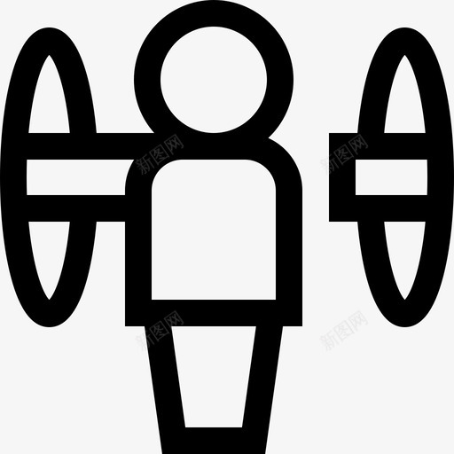 隐形传送未来技术9线性图标svg_新图网 https://ixintu.com 未来技术9 线性 隐形传送