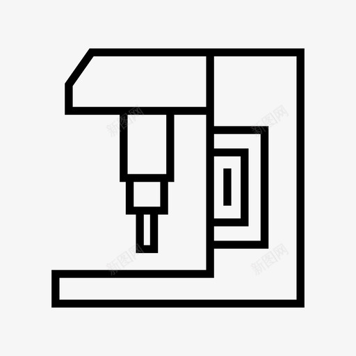 机械自动化工业图标svg_新图网 https://ixintu.com 仪器 制造 工业 机器生产线 机械 自动化
