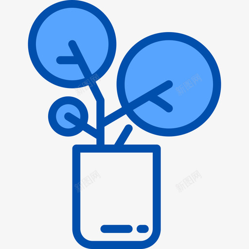 工厂网页平面4蓝色图标svg_新图网 https://ixintu.com 工厂 平面设计 网页 蓝色