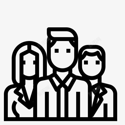 职业员工工作图标svg_新图网 https://ixintu.com 员工 大纲 工作 职业