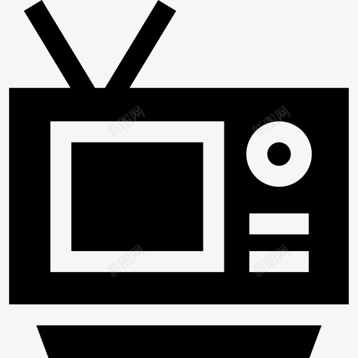 电视睡觉时间5满了图标svg_新图网 https://ixintu.com 时间 满了 电视 睡觉