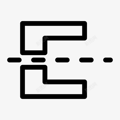 垂直翻转形图标svg_新图网 https://ixintu.com 图形 垂直翻转 工具 移动 设计
