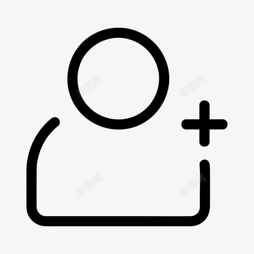 添加用户跟踪邀请图标svg_新图网 https://ixintu.com 团队 添加 用户 请求 跟踪 邀请